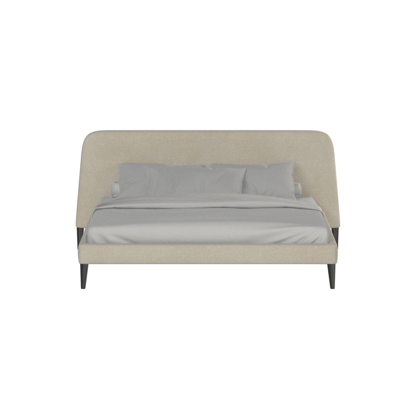 Selma Double Bed with Deep Vertical Tufting