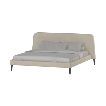 Selma Double Bed with Deep Vertical Tufting