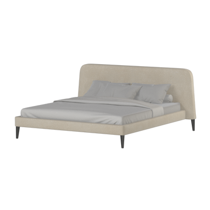 Selma Double Bed with Deep Vertical Tufting