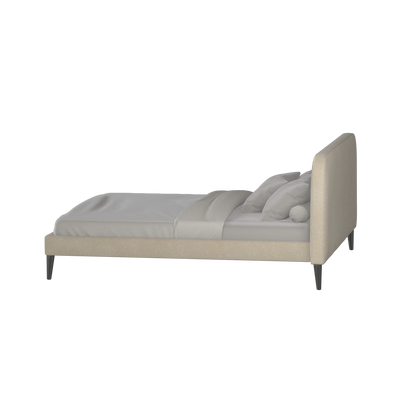 Selma Double Bed with Deep Vertical Tufting
