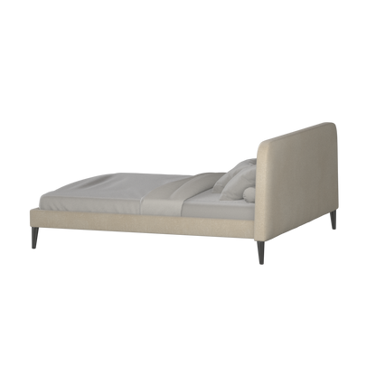 Selma Double Bed with Deep Vertical Tufting