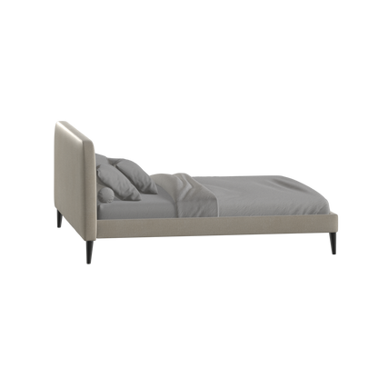 Selma Double Bed with Deep Vertical Tufting