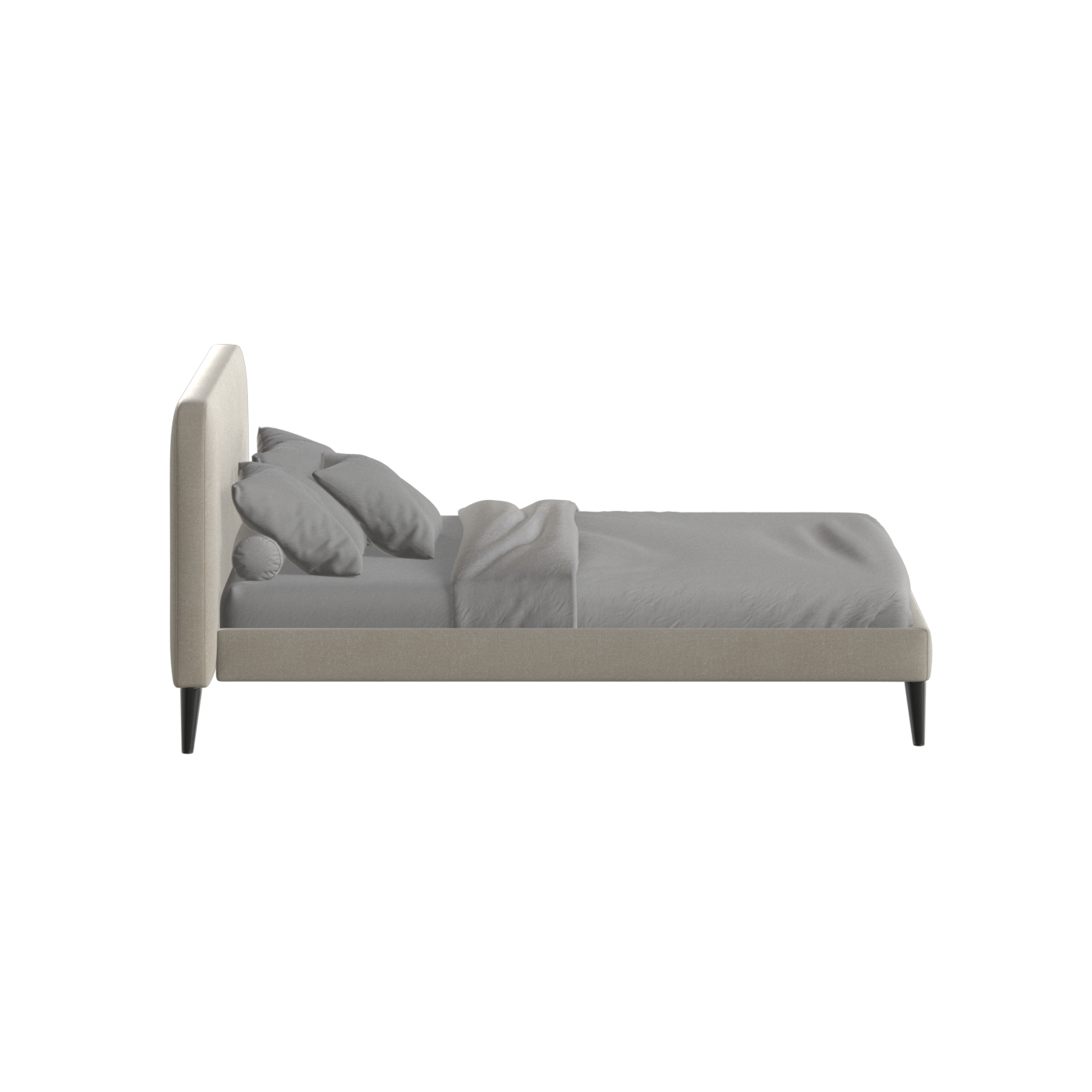 Selma Double Bed with Deep Vertical Tufting