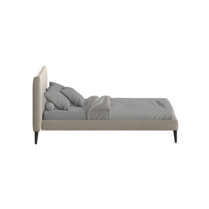 Selma Double Bed with Deep Vertical Tufting