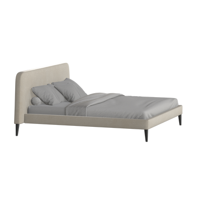 Selma Double Bed with Deep Vertical Tufting
