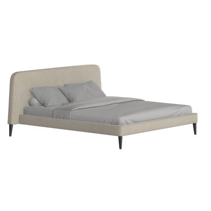Selma Double Bed with Deep Vertical Tufting