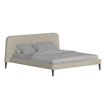 Selma Double Bed with Deep Vertical Tufting