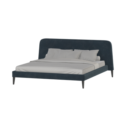 Selma Double Bed with Deep Vertical Tufting