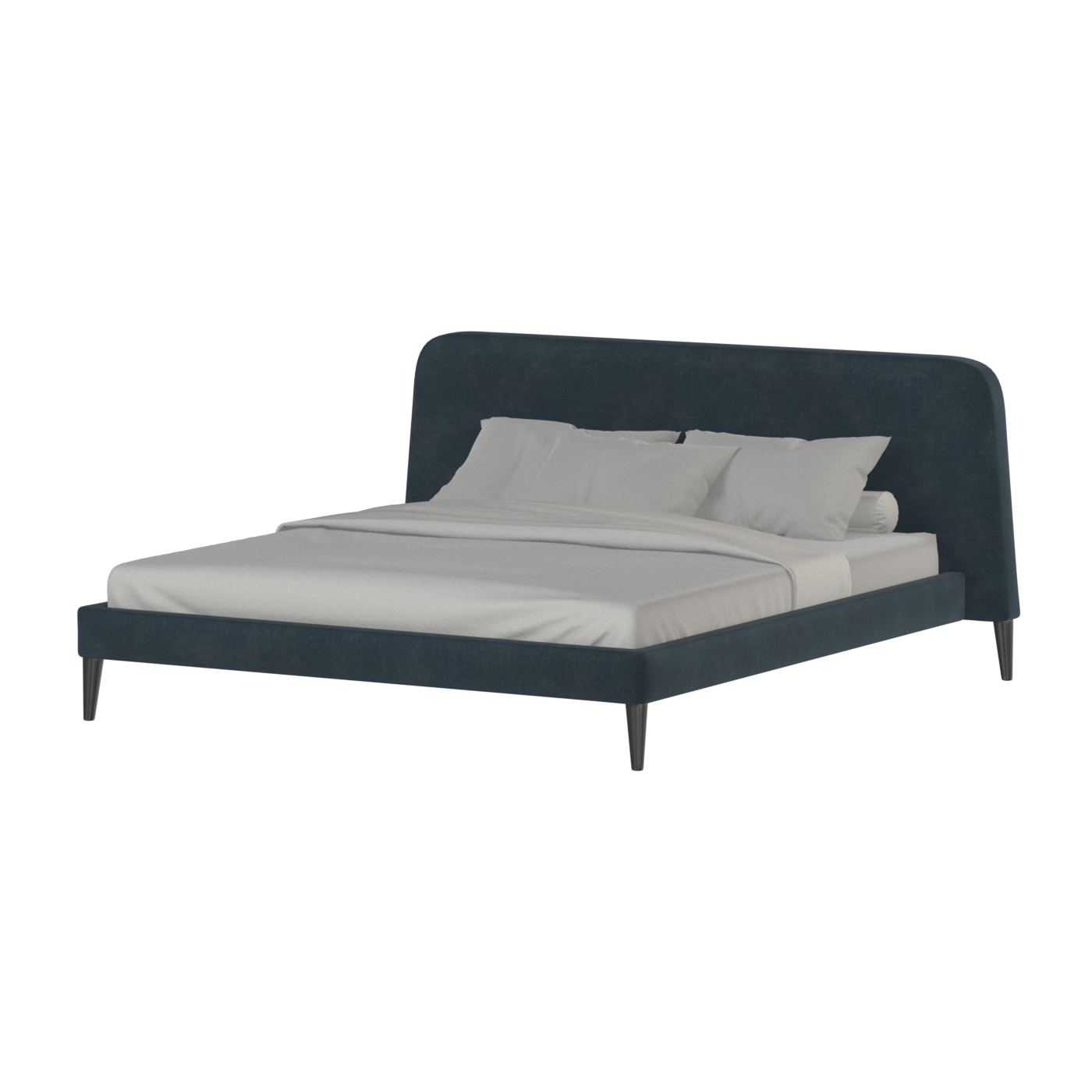 Selma Double Bed with Deep Vertical Tufting