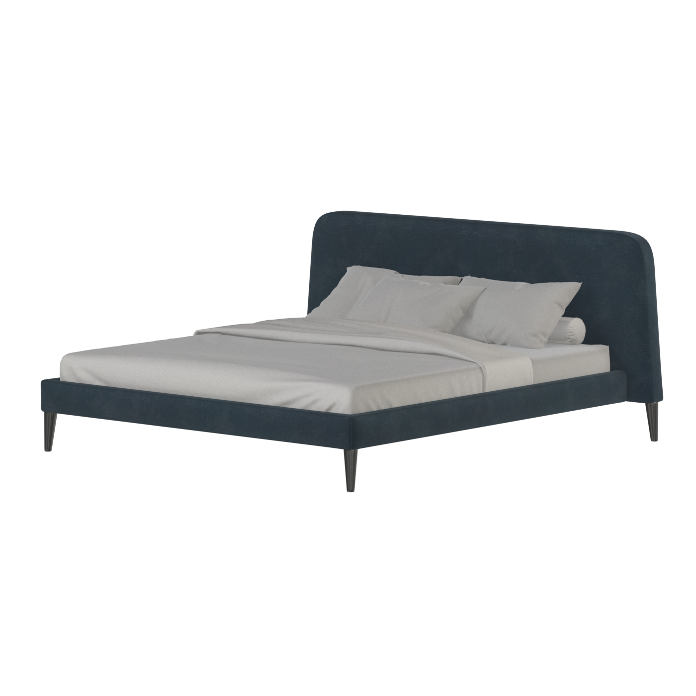 Selma Double Bed with Deep Vertical Tufting