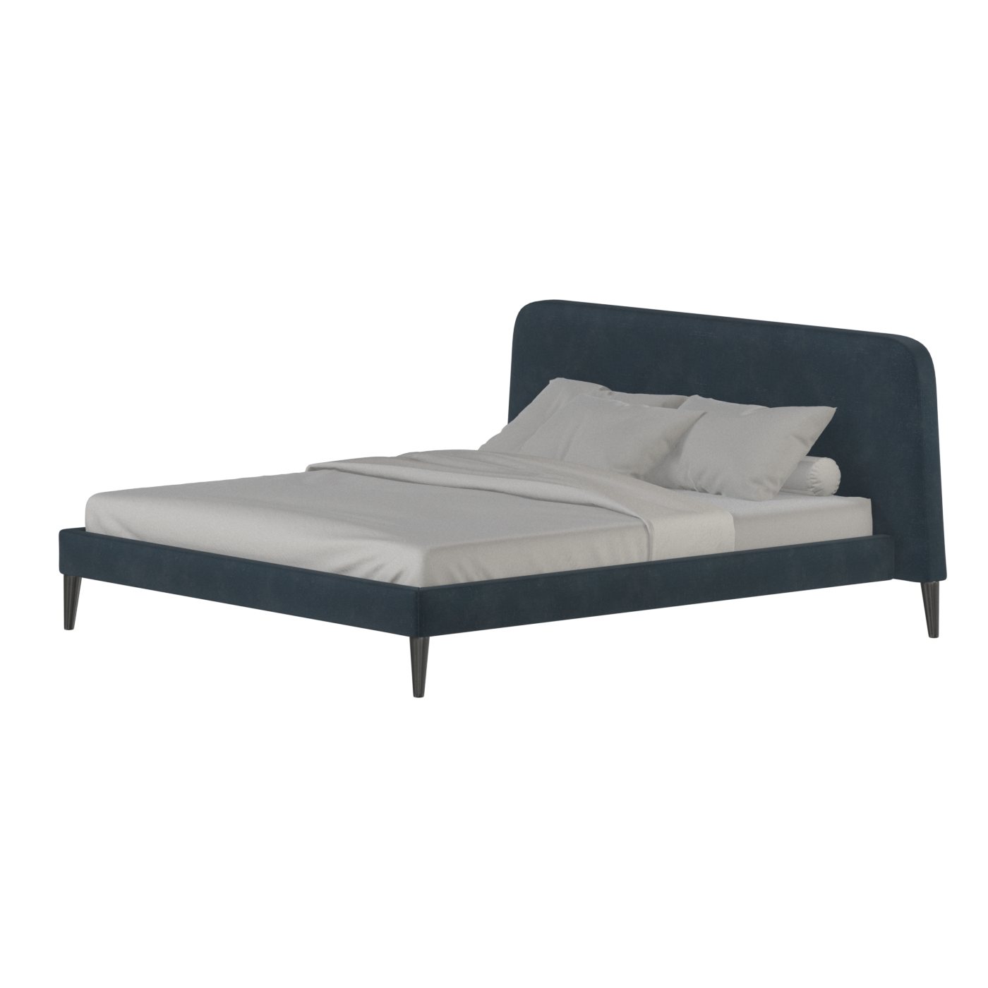 Selma Double Bed with Deep Vertical Tufting