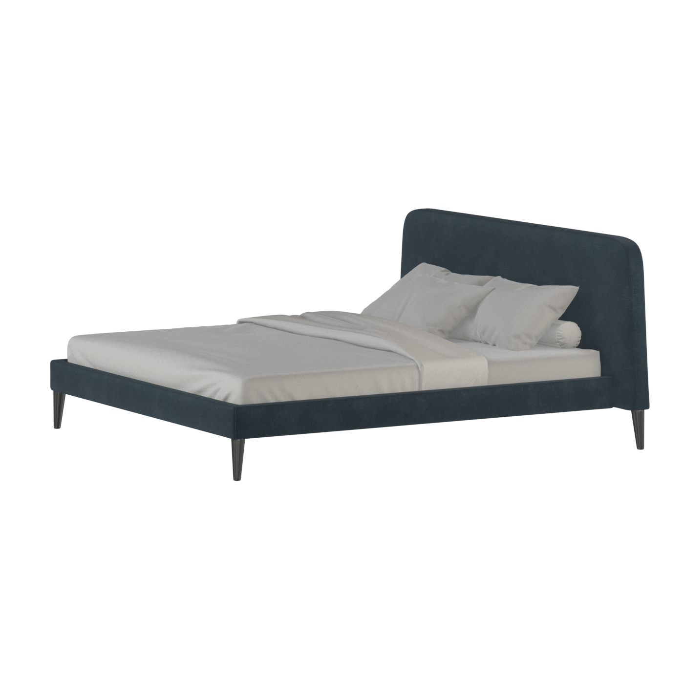 Selma Double Bed with Deep Vertical Tufting