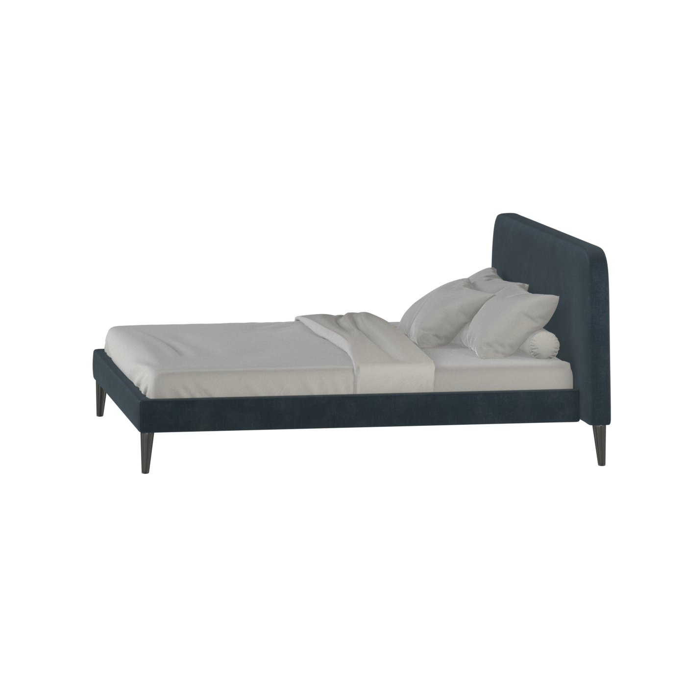 Selma Double Bed with Deep Vertical Tufting