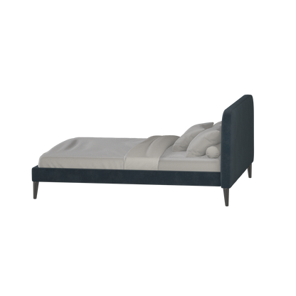 Selma Double Bed with Deep Vertical Tufting