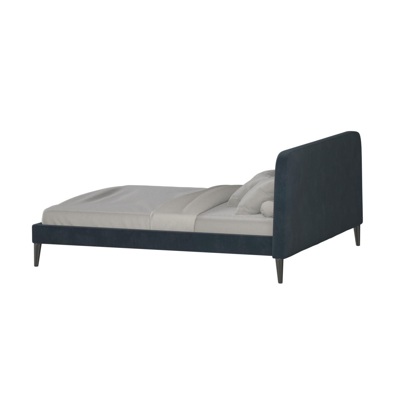 Selma Double Bed with Deep Vertical Tufting