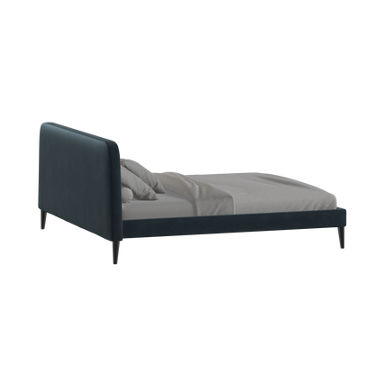 Selma Double Bed with Deep Vertical Tufting