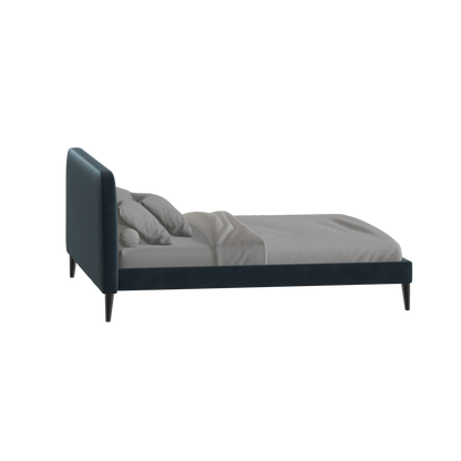 Selma Double Bed with Deep Vertical Tufting
