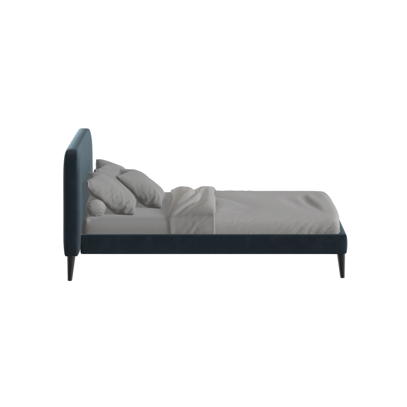 Selma Double Bed with Deep Vertical Tufting