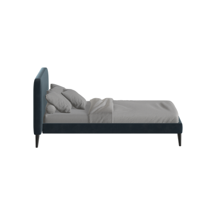 Selma Double Bed with Deep Vertical Tufting