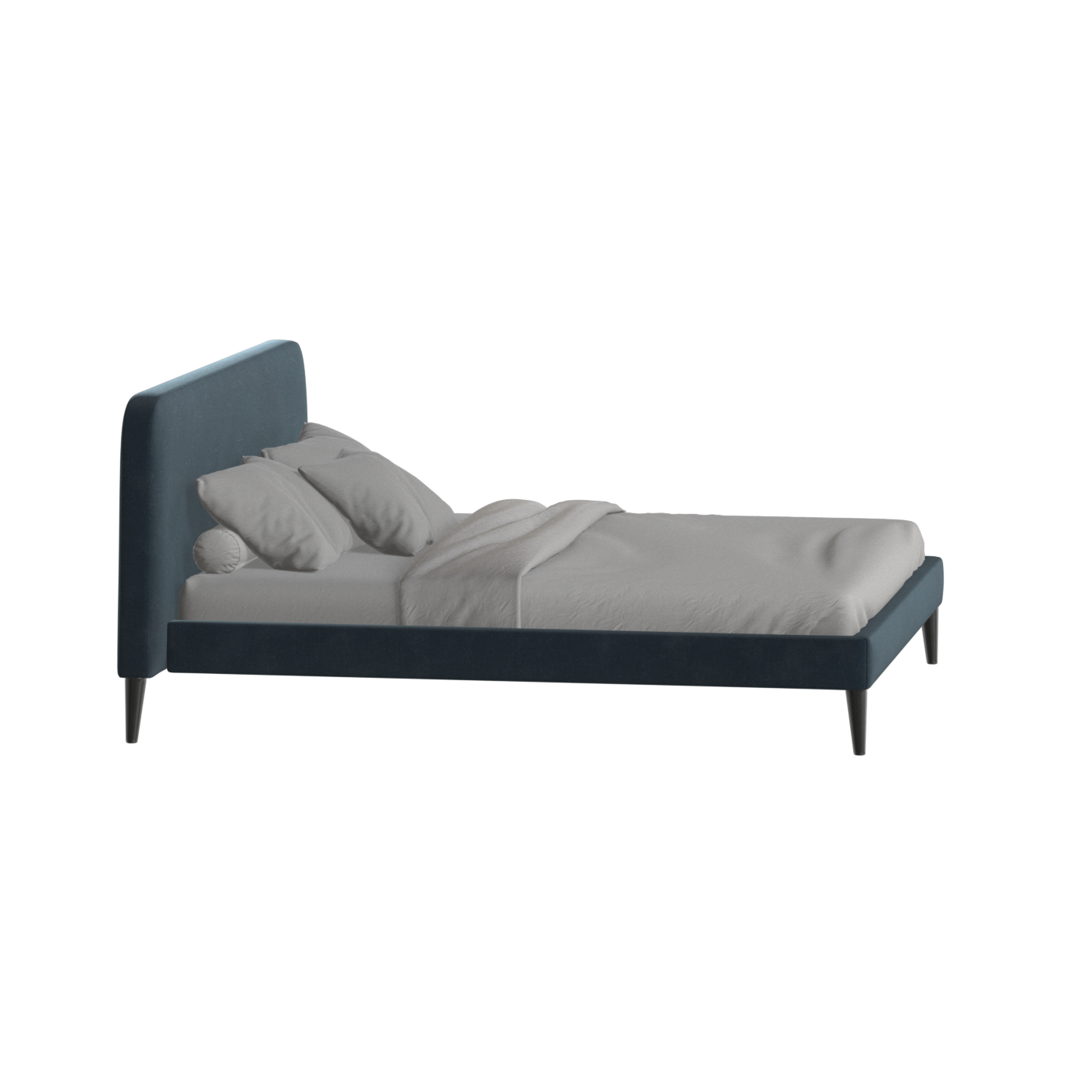 Selma Double Bed with Deep Vertical Tufting