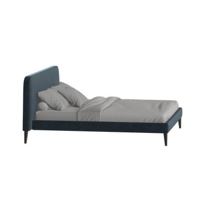 Selma Double Bed with Deep Vertical Tufting