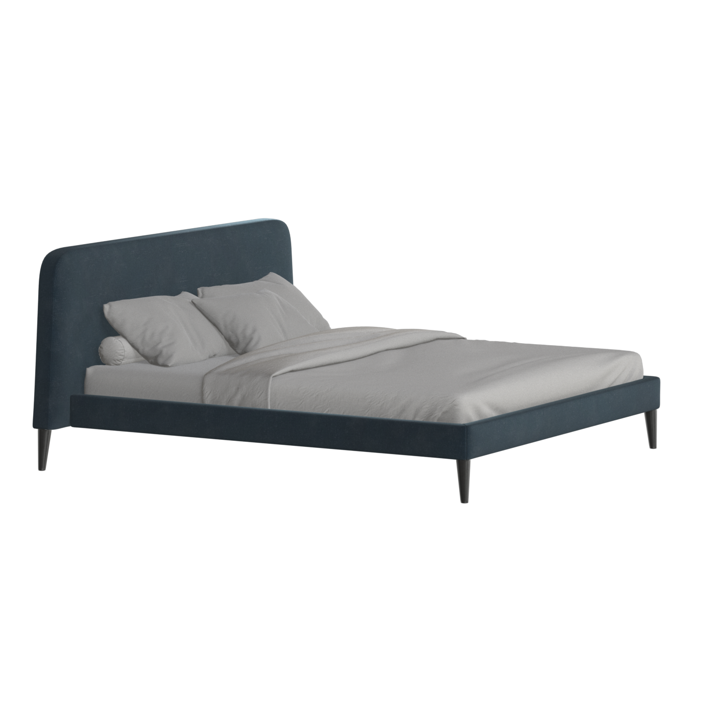 Selma Double Bed with Deep Vertical Tufting