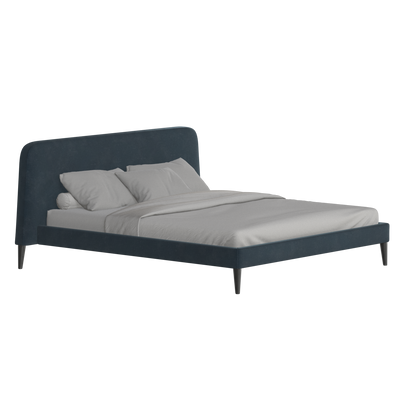 Selma Double Bed with Deep Vertical Tufting