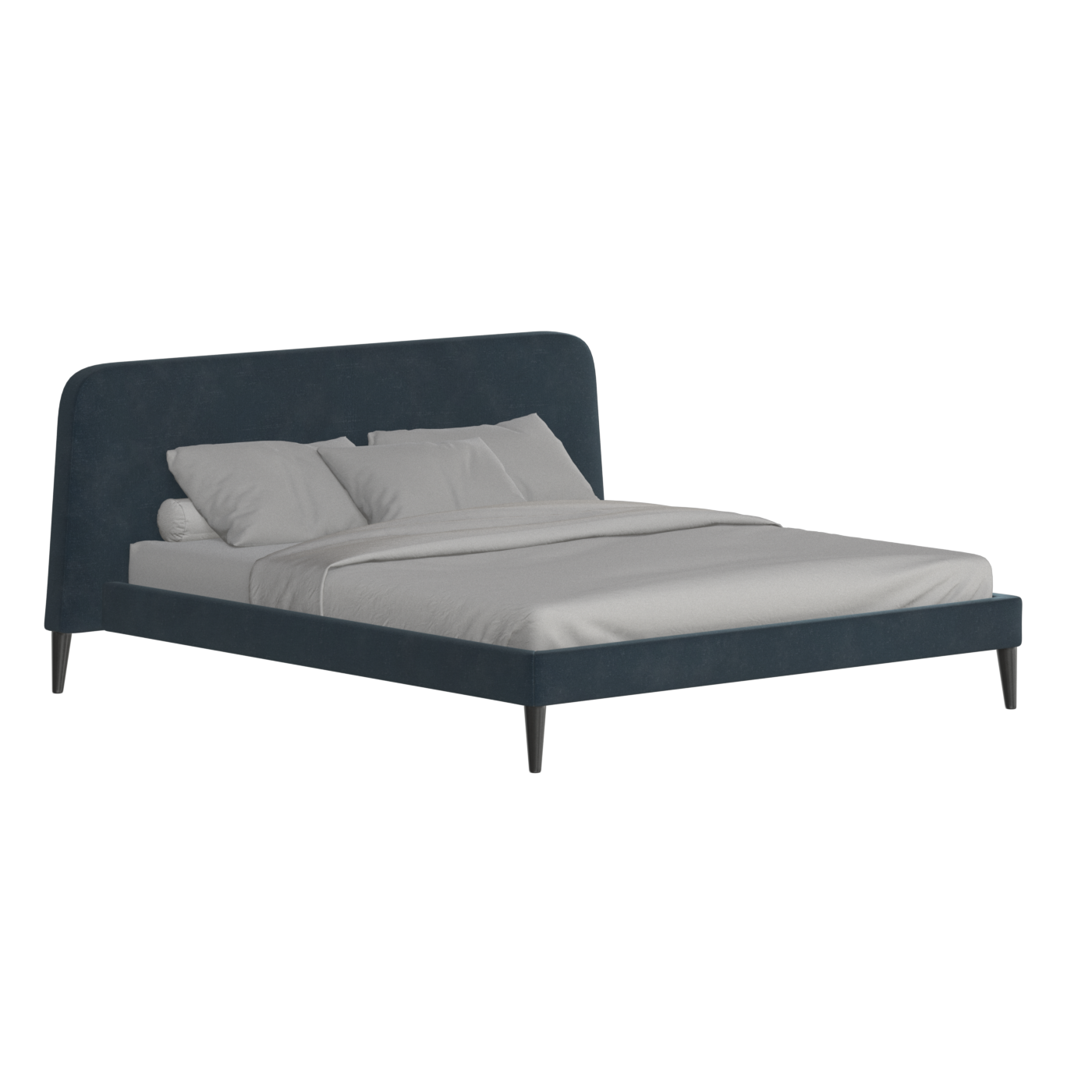 Selma Double Bed with Deep Vertical Tufting