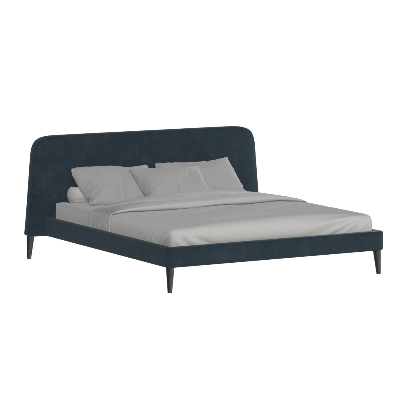 Selma Double Bed with Deep Vertical Tufting