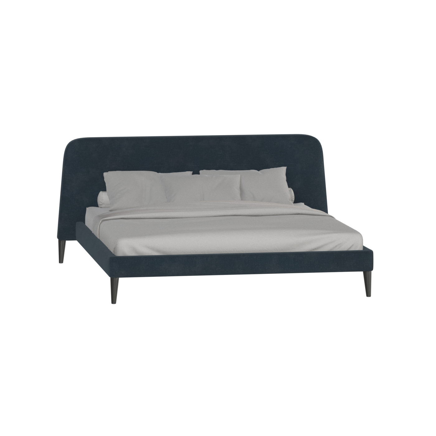 Selma Double Bed with Deep Vertical Tufting