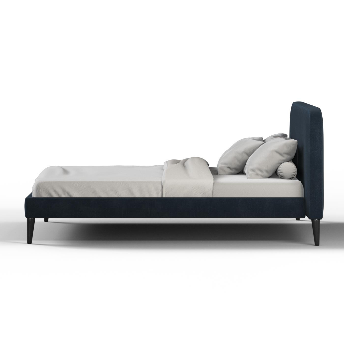 Selma Double Bed with Deep Vertical Tufting