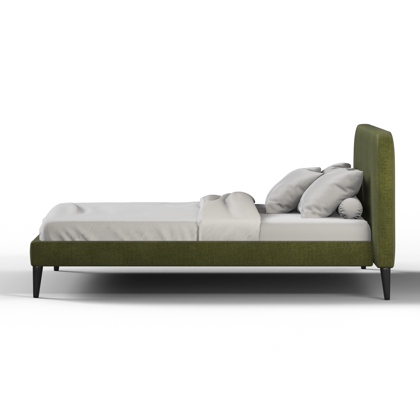 Selma Double Bed with Deep Vertical Tufting