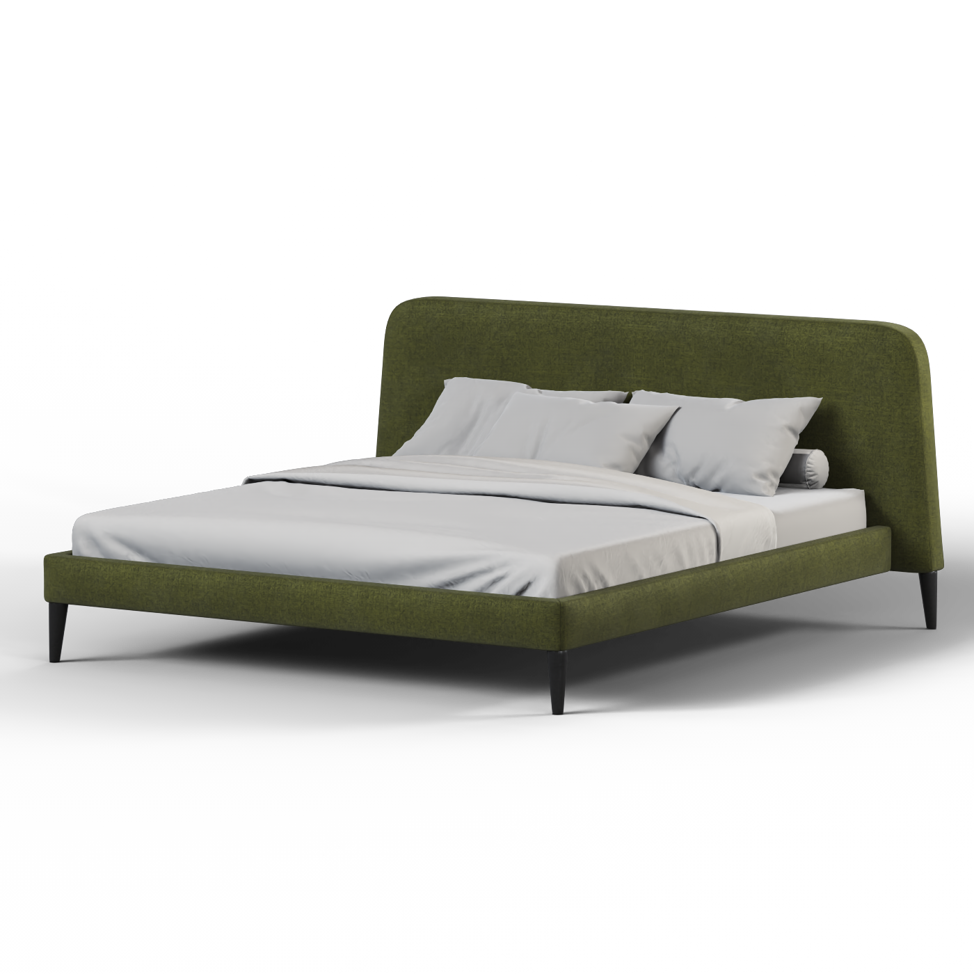 Selma Double Bed with Deep Vertical Tufting
