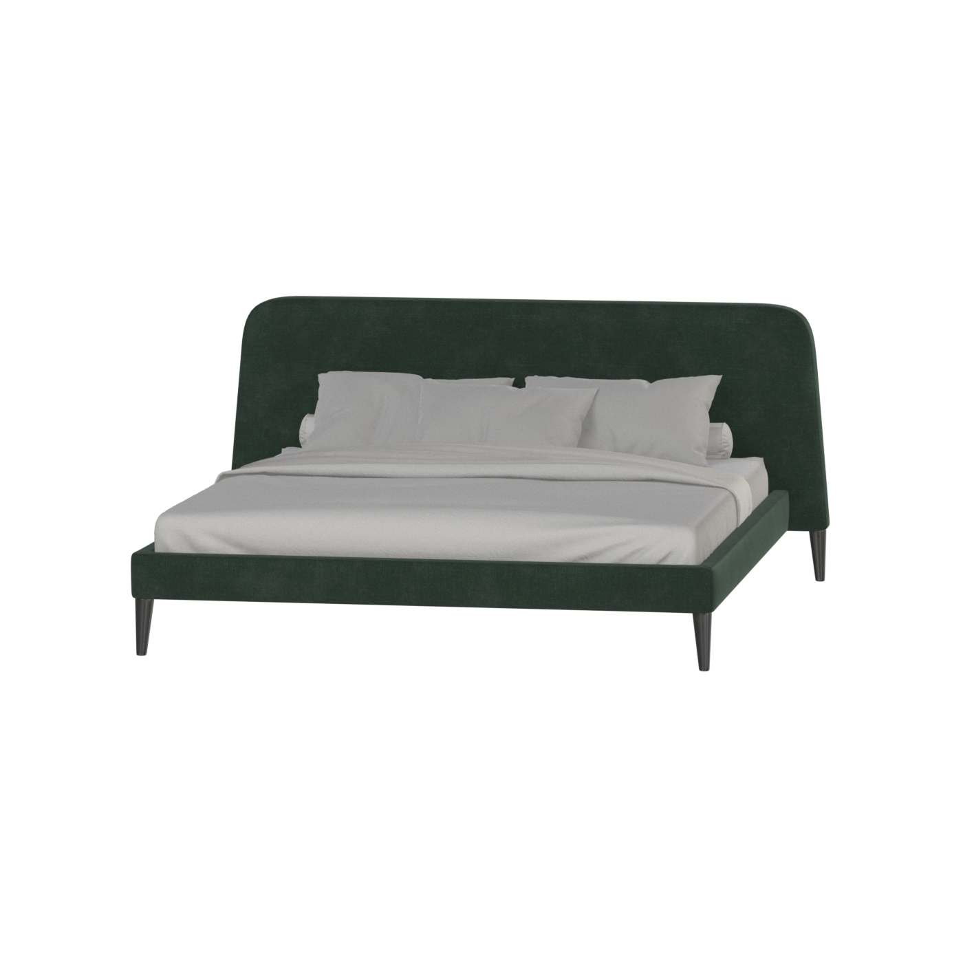 Selma Double Bed with Deep Vertical Tufting