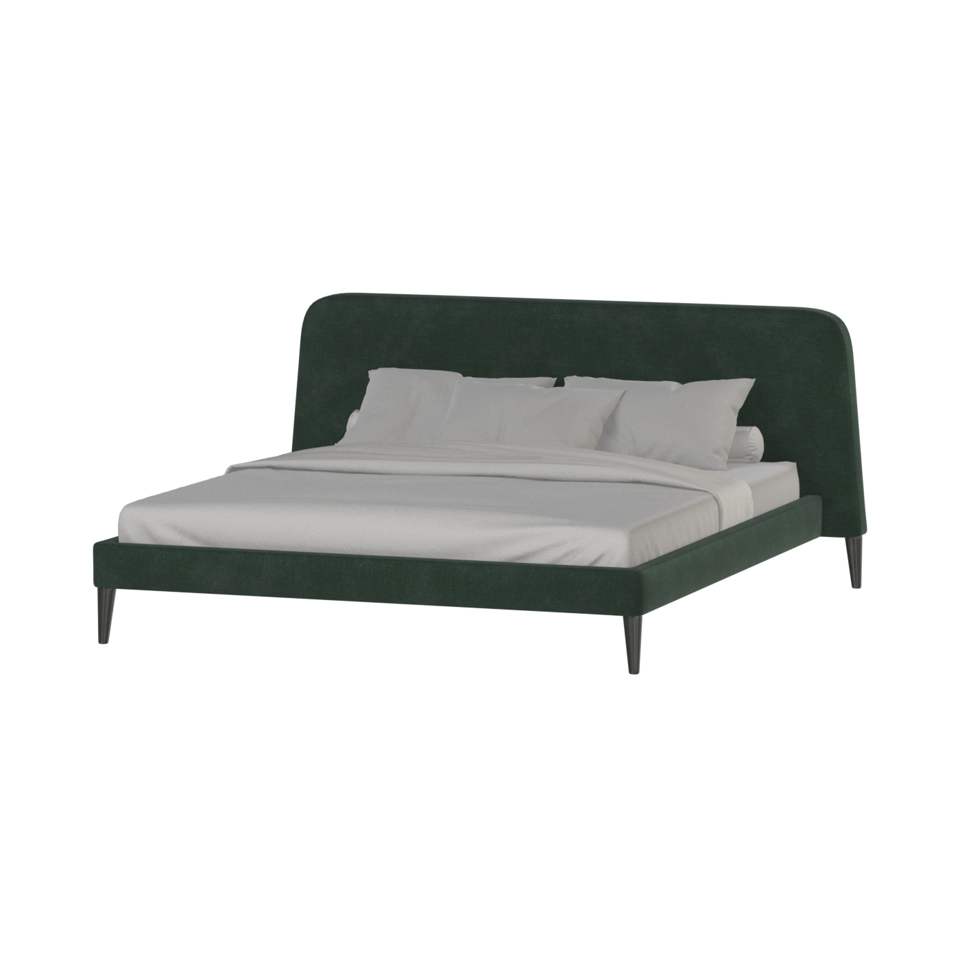 Selma Double Bed with Deep Vertical Tufting
