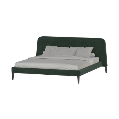 Selma Double Bed with Deep Vertical Tufting