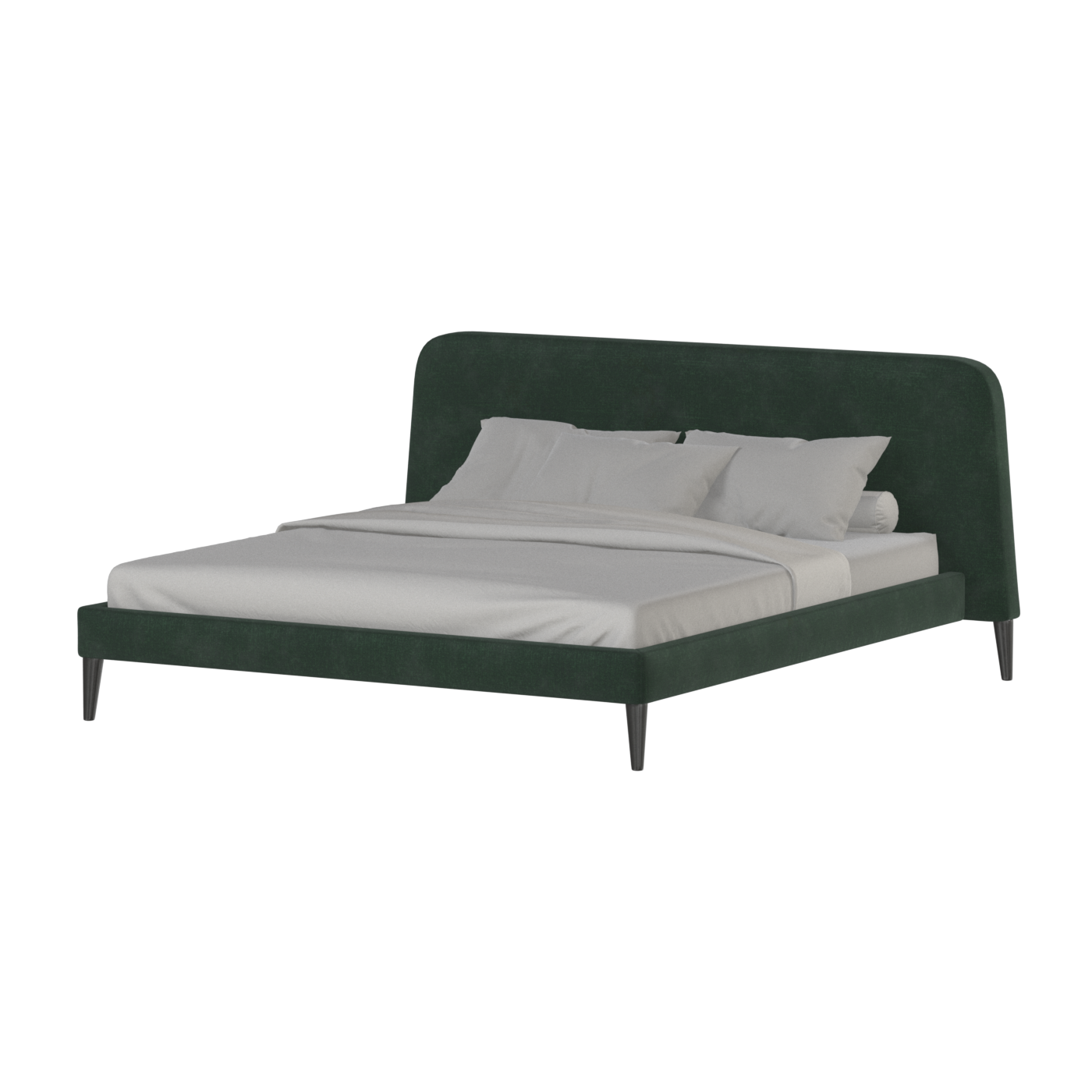 Selma Double Bed with Deep Vertical Tufting