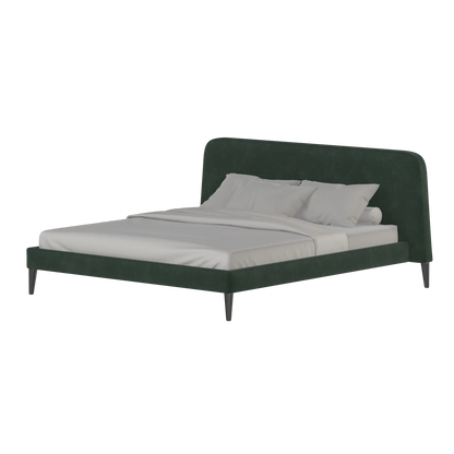 Selma Double Bed with Deep Vertical Tufting