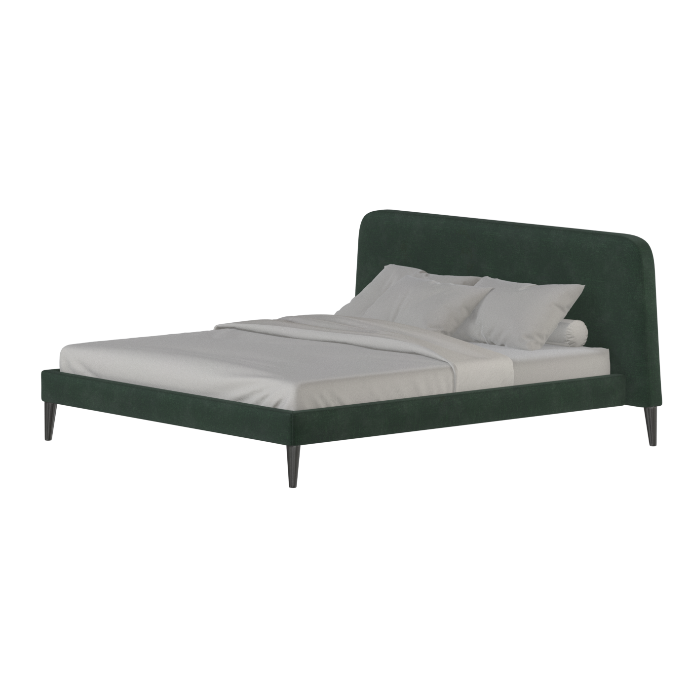 Selma Double Bed with Deep Vertical Tufting