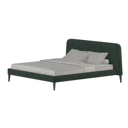 Selma Double Bed with Deep Vertical Tufting