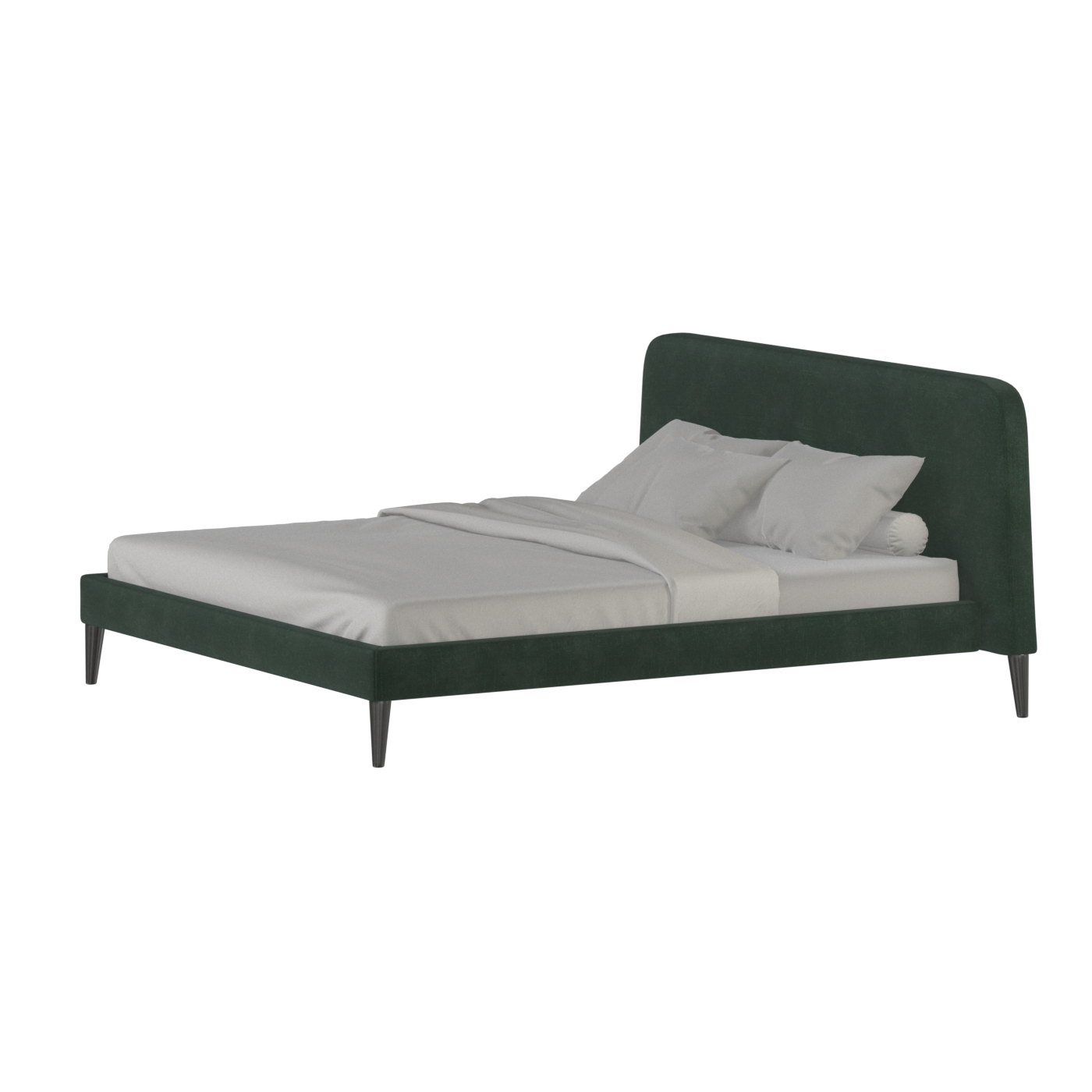 Selma Double Bed with Deep Vertical Tufting