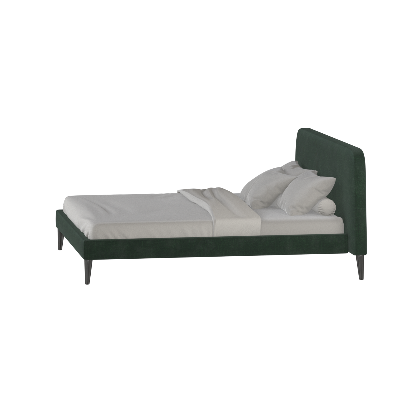 Selma Double Bed with Deep Vertical Tufting