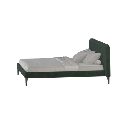 Selma Double Bed with Deep Vertical Tufting