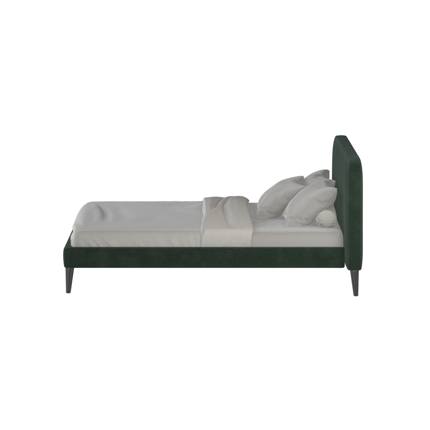 Selma Double Bed with Deep Vertical Tufting