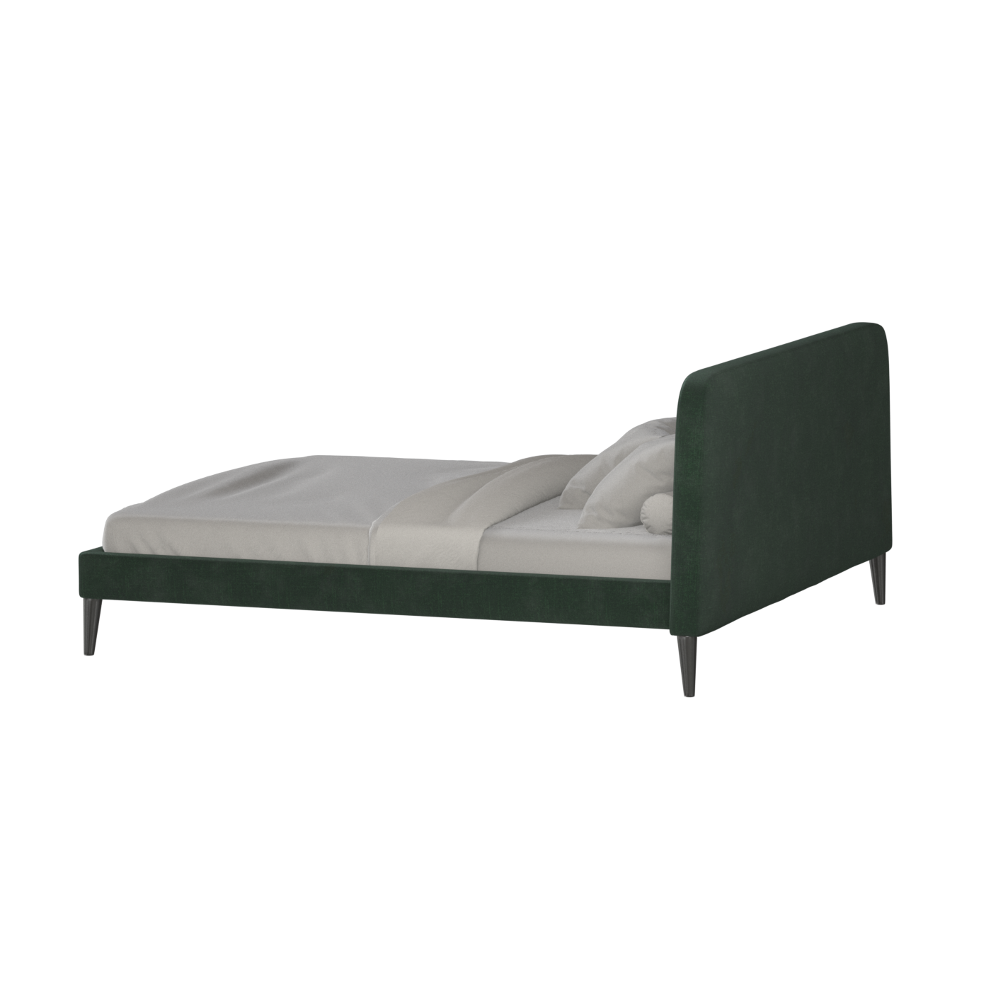 Selma Double Bed with Deep Vertical Tufting
