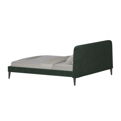 Selma Double Bed with Deep Vertical Tufting