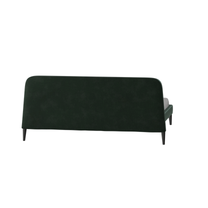 Selma Double Bed with Deep Vertical Tufting