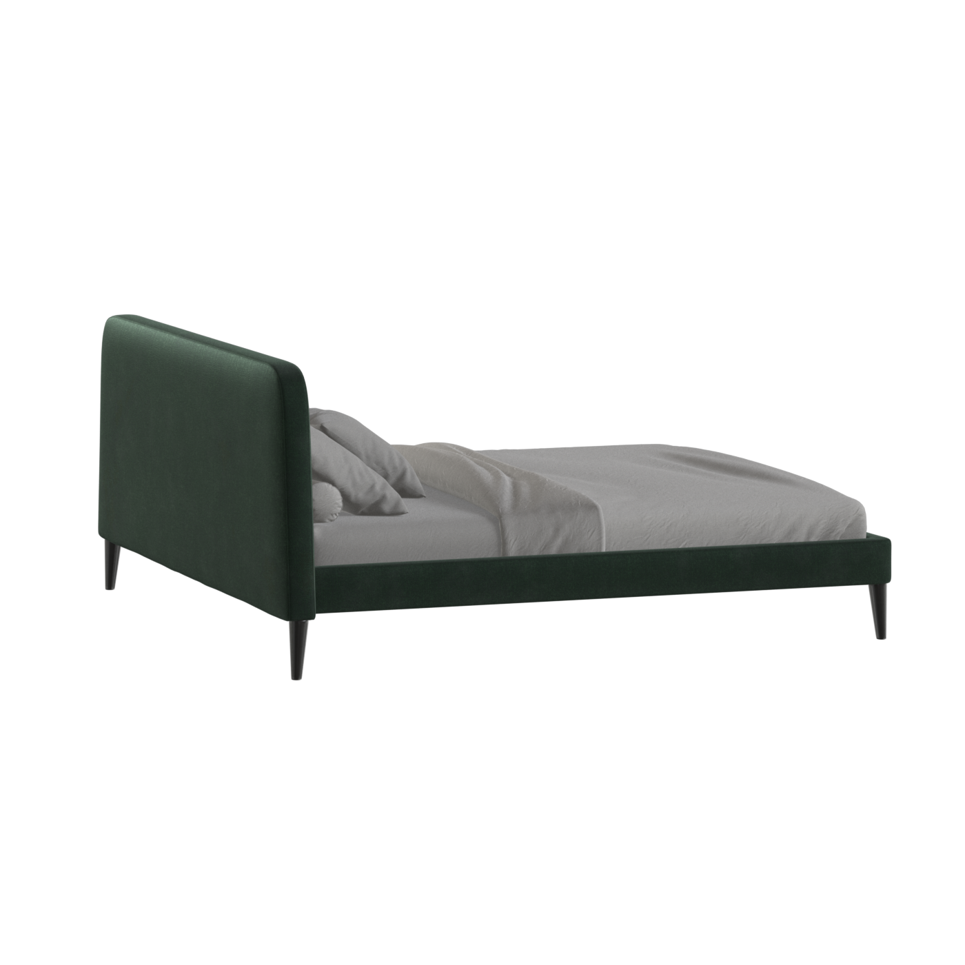 Selma Double Bed with Deep Vertical Tufting