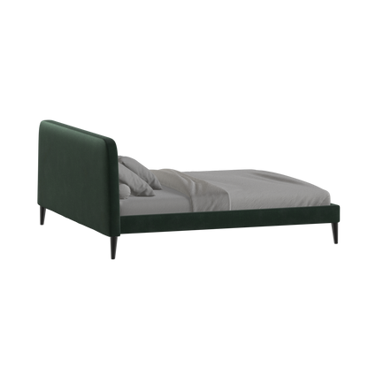 Selma Double Bed with Deep Vertical Tufting