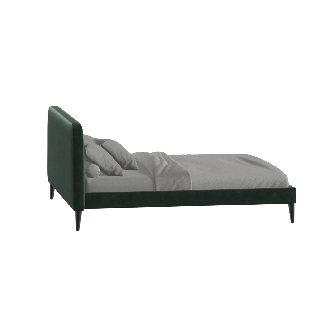 Selma Double Bed with Deep Vertical Tufting